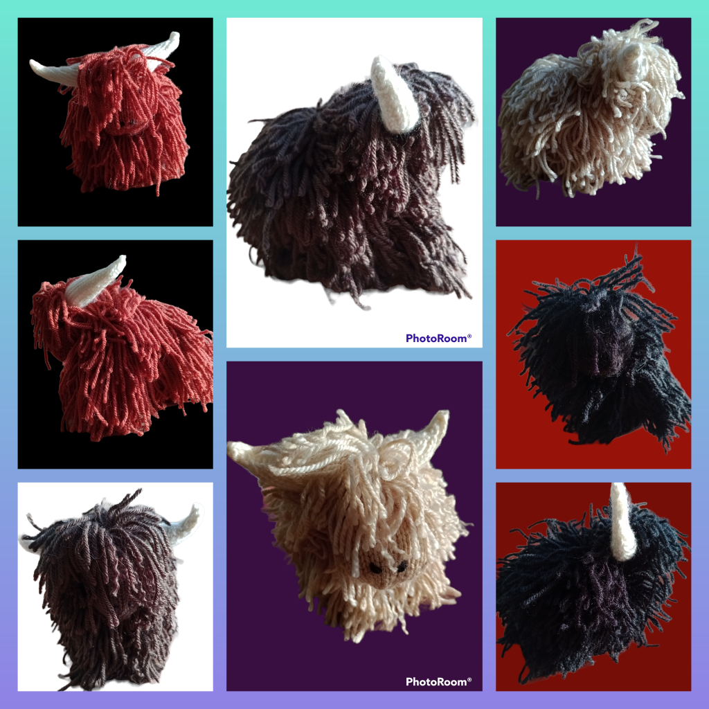 Mini shaggy highland cows  - Rust  image 1