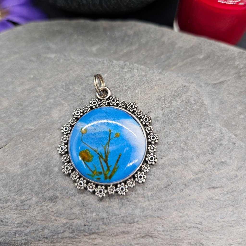 Unloved Pendants Looking For Homes - Option 1 - Fluid Art Snowflake image 10