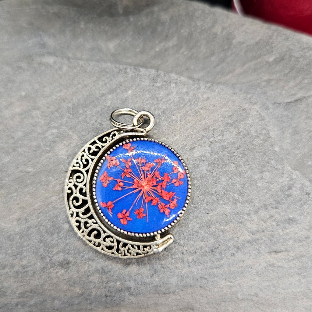 Unloved Pendants Looking For Homes - Option 1 - Fluid Art Snowflake image 11