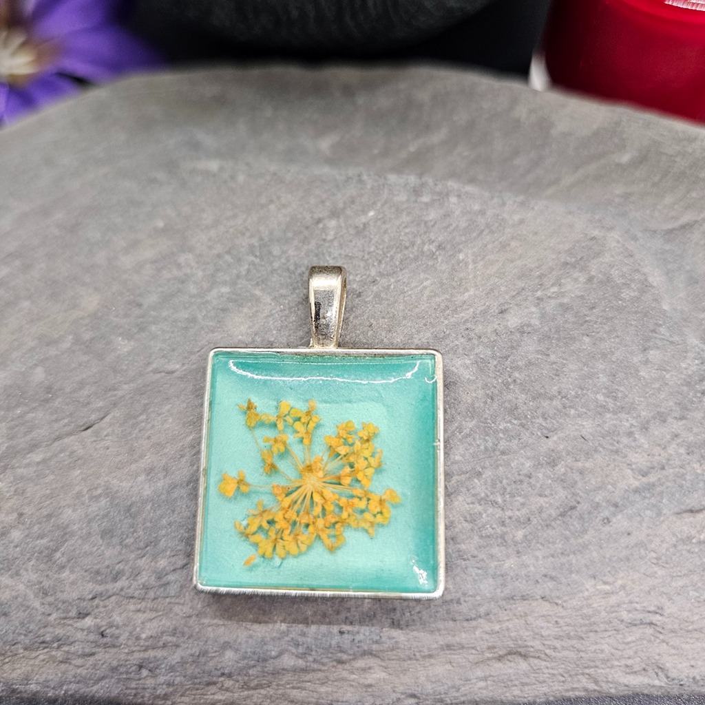 Unloved Pendants Looking For Homes - Option 1 - Fluid Art Snowflake image 13
