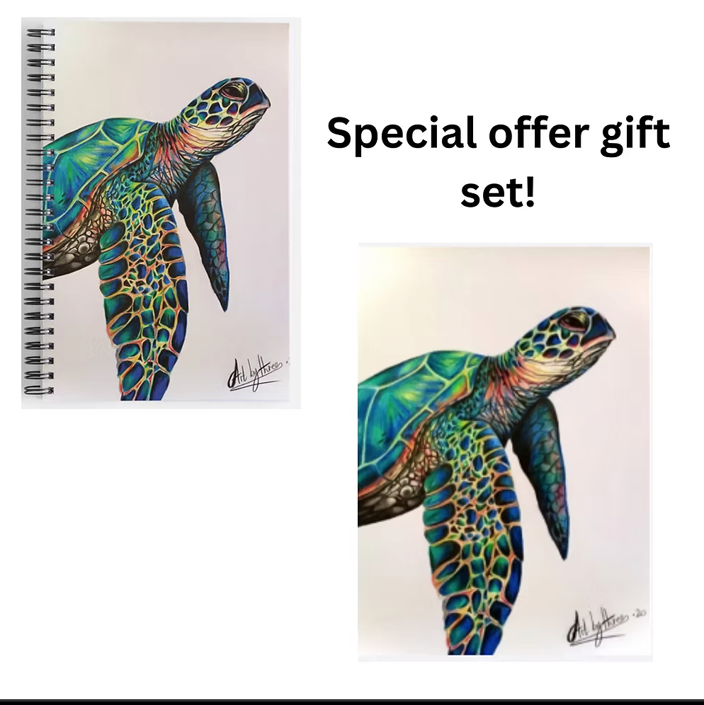 SEA TURTLE A5 LINED NOTEBOOK image 8