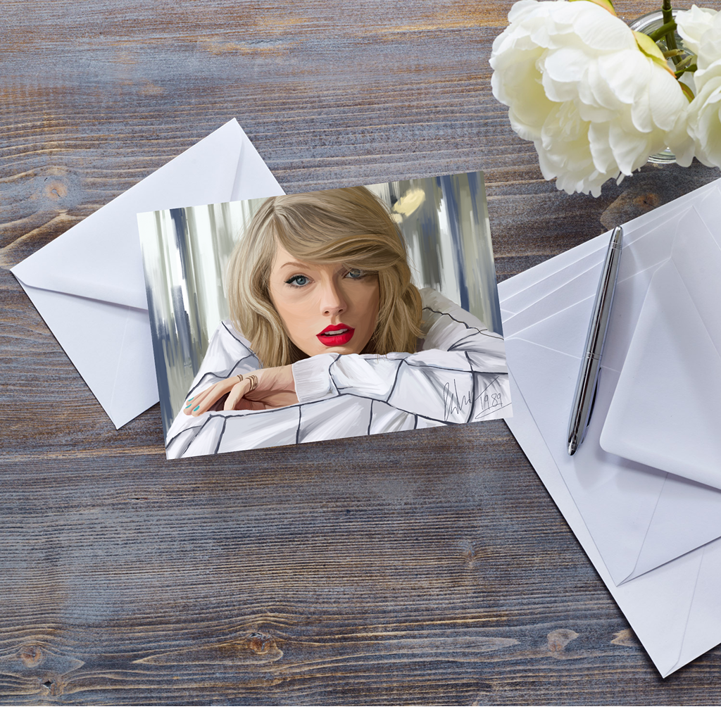 TAYLOR SWIFT BLANK CARD FOR  SWIFTIES image 6