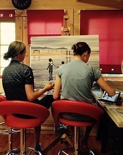 Working together on one canvas