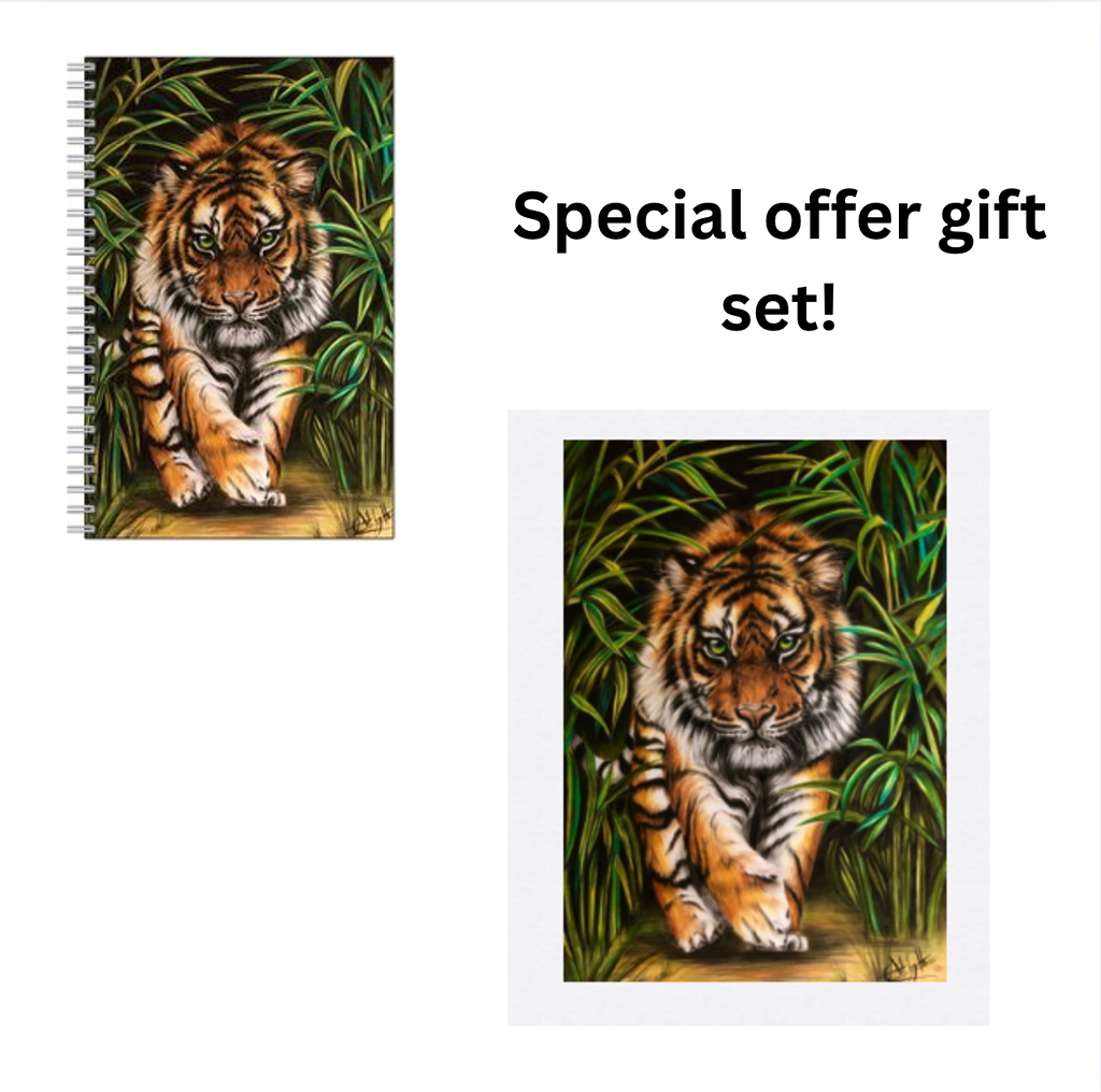 TIGER ON THE PROWL  PRINT FOR BIG CAT LOVER    image 6