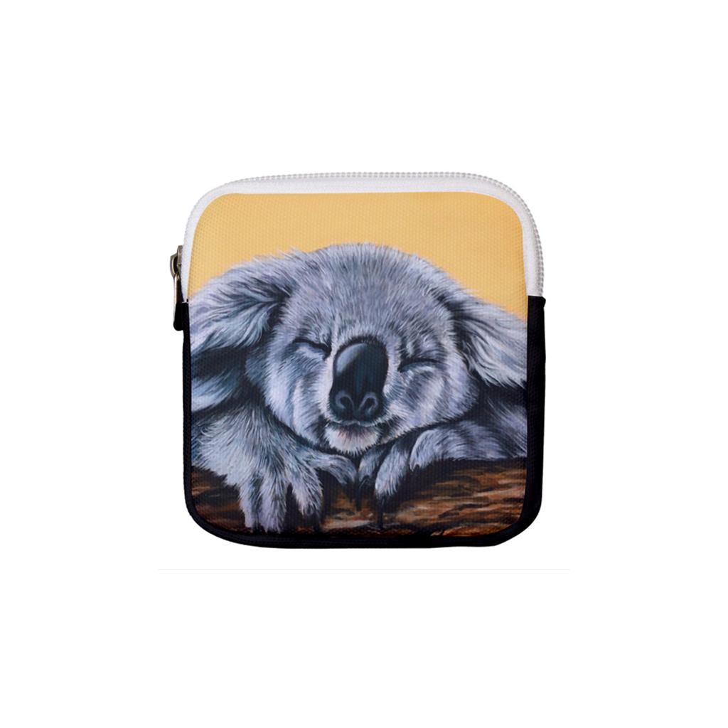 KOALA COIN PURSE MINI CHANGE WALLET - SLEEPY KOALA PURSE image 6