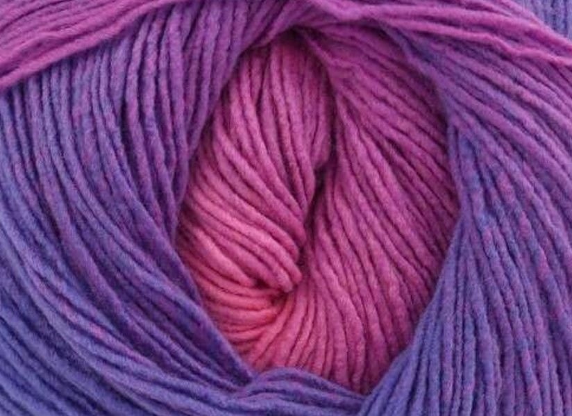 Braided cowl - Purple ombre image 7