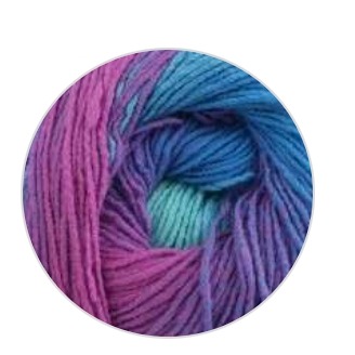 Braided cowl - Purple ombre image 13