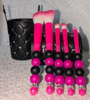 Makeup Brushes and Case