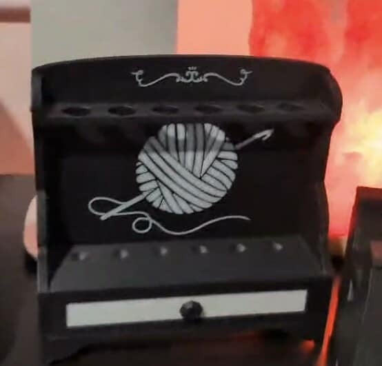 Crochet Hook Holder - Black image 2