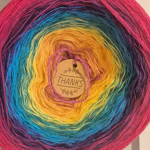 Rainbow Ombre Yarn - 1 image 6