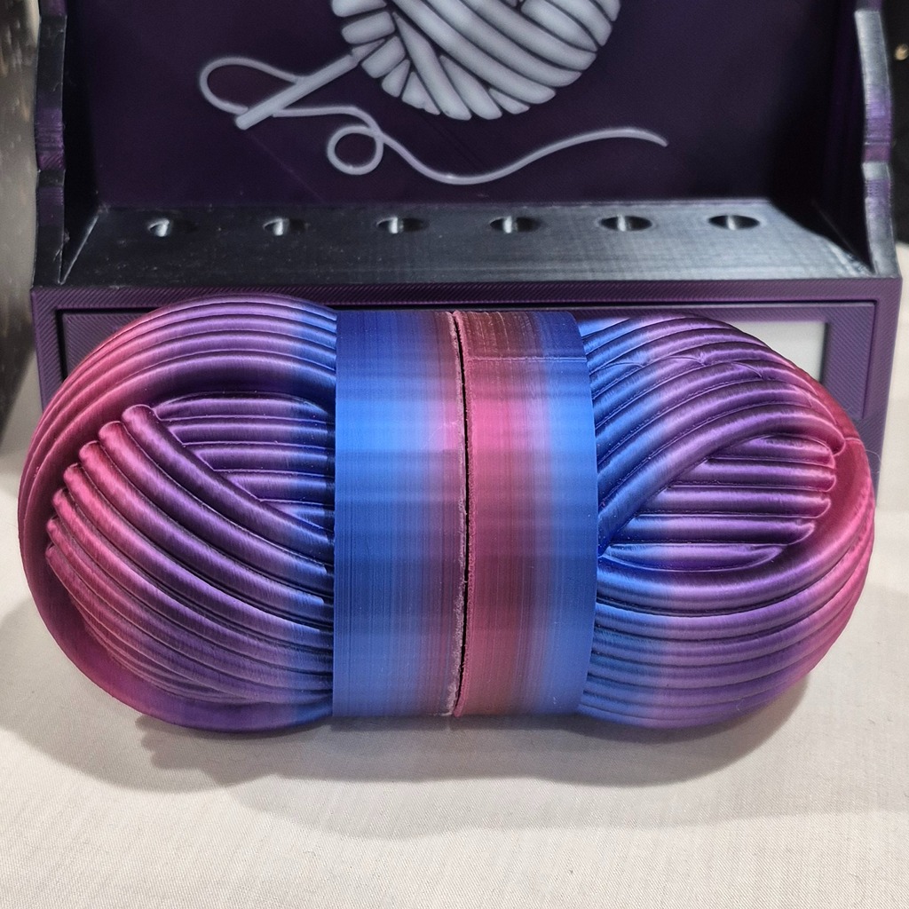 Stitch Marker Holder - Purple blue blend image 2