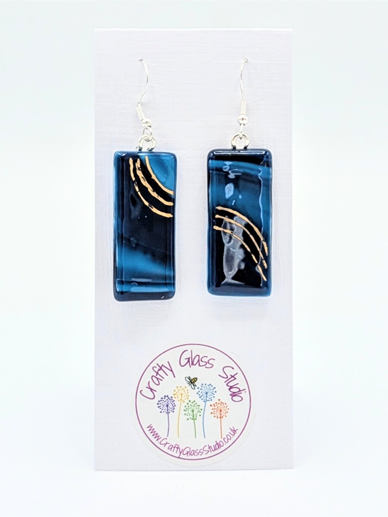 Earrings with Gold Design Detail - Design 1 image 3