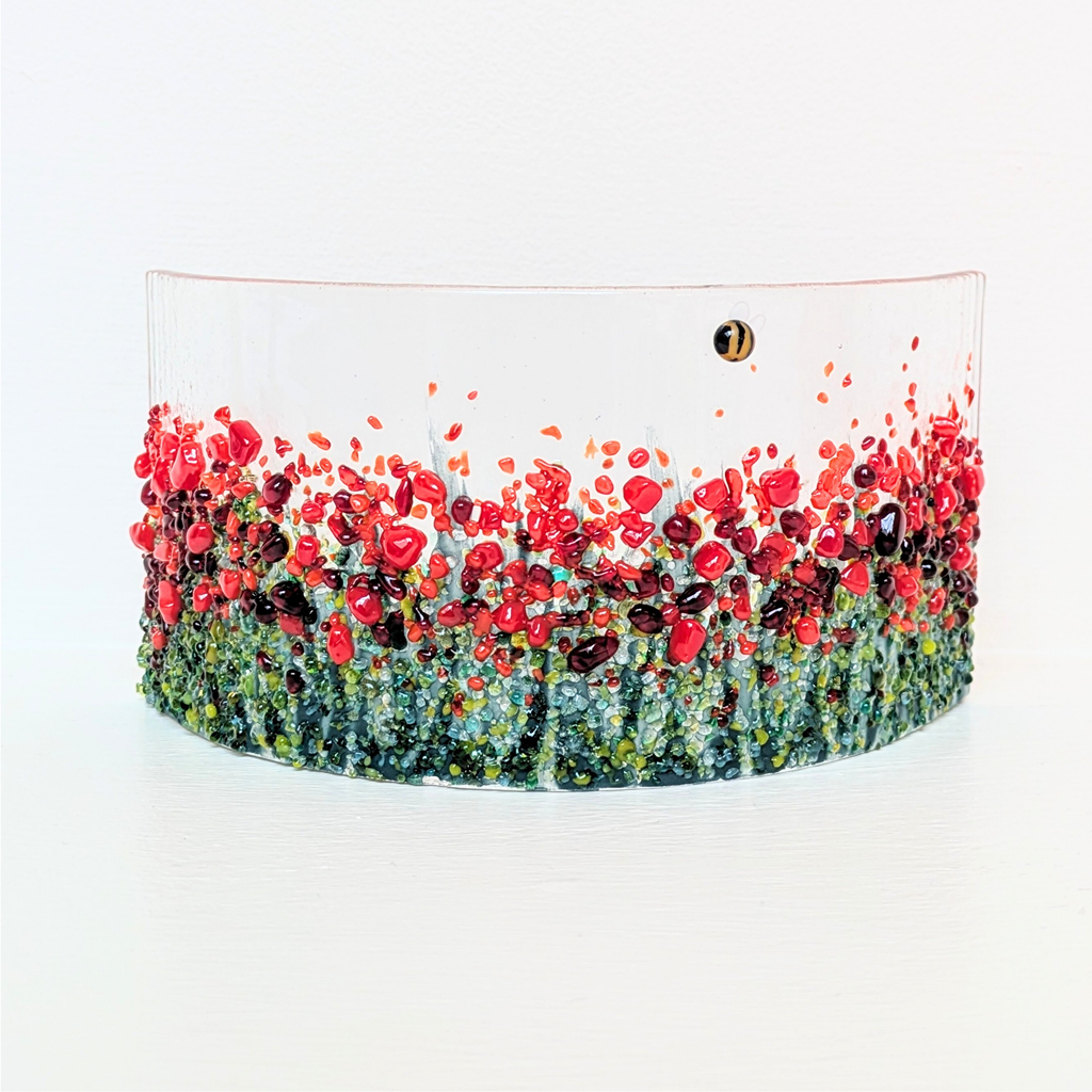 Summer meadow curved panel - Purple & Pink Summer Meadow Curved Panel image 10