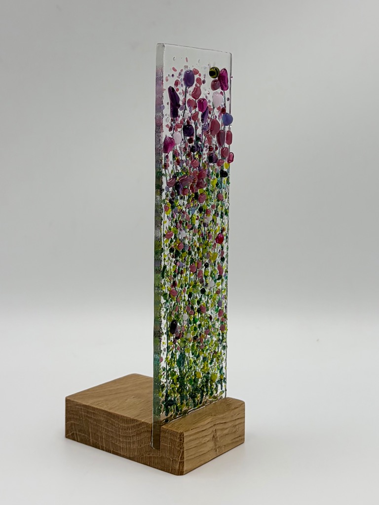 Meadow free standing slim panels - Purple & Pink image 1