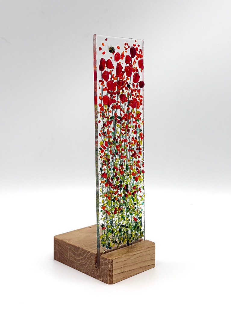 Meadow free standing slim panels - Purple & Pink image 2