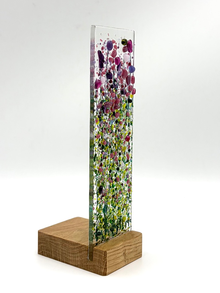 Meadow free standing slim panels - Purple & Pink image 1