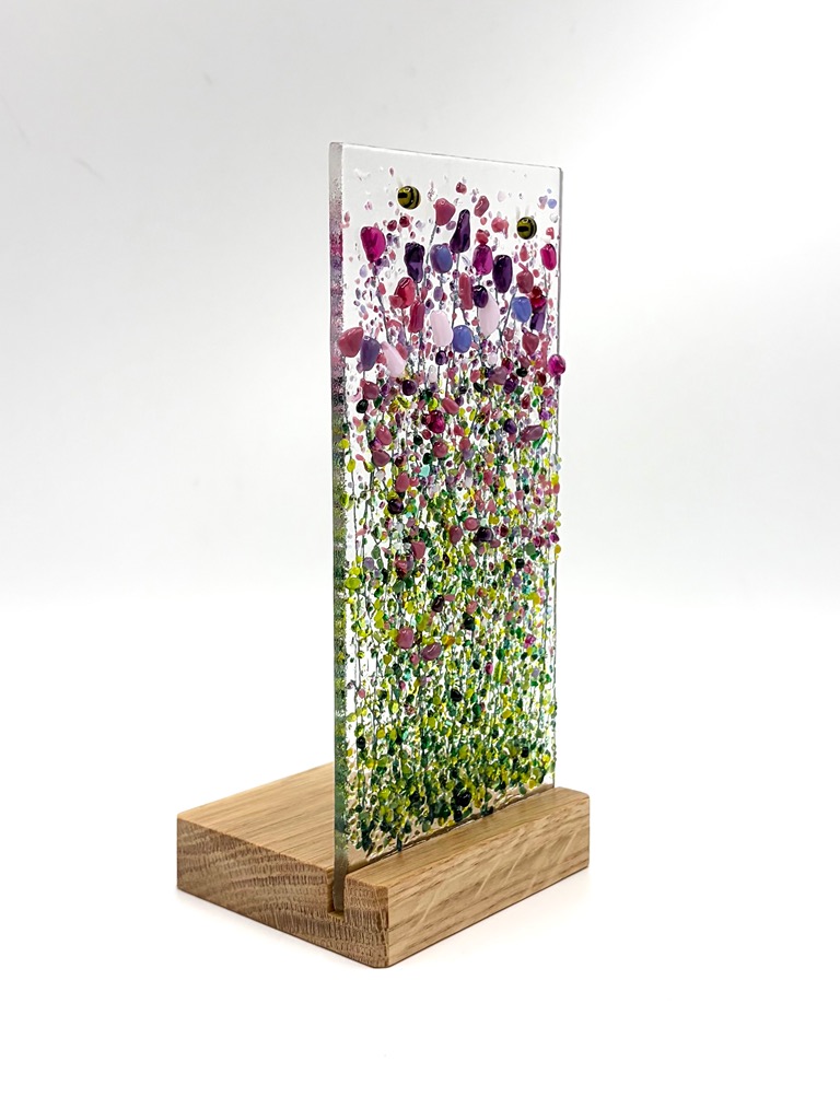 Meadow free standing panels - Purple & Pink image 1