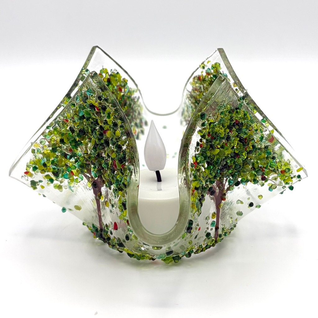 Four Seasons Trees Handkerchief Vase/Candle shade image 7