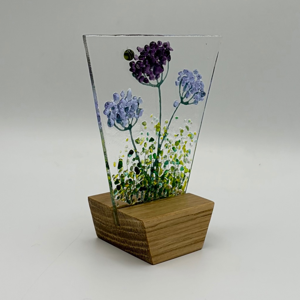 Floral free standing panels  - Purple & Pink Meadow Panel image 8