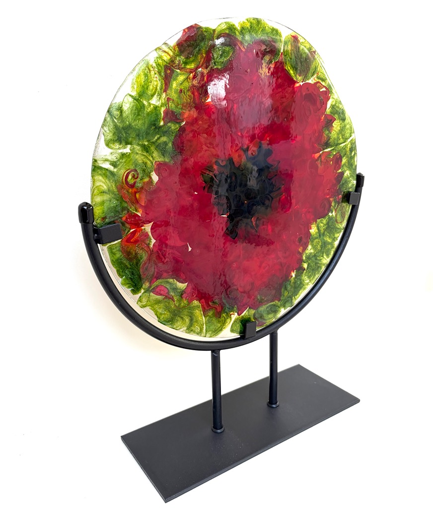 Poppy Panel in a choice of steel stand.  - Tall Garden Stand image 7