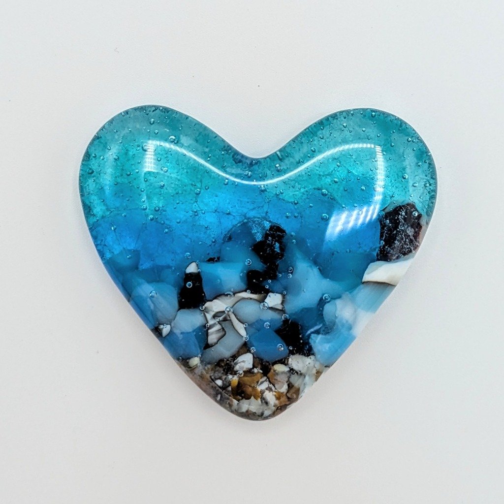 Seascape pocket heart or Fridge Magnet - Pocket Heart  image 2